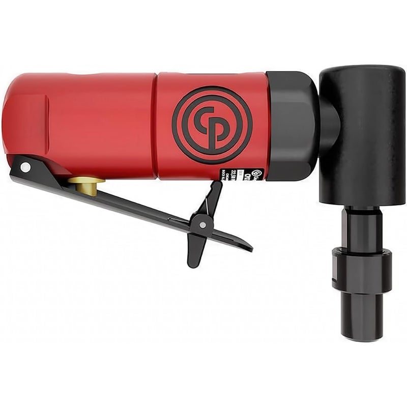 Chicago Pneumatic CP875 - Air Angle Die Grinder Tool, 1/4 Inch (6 mm), 0.3 HP / 220 W, 22500 RPM, Welder, Woodworking, Automotive Detailing, Stainless Steel Polisher, Heavy Duty - Image 1